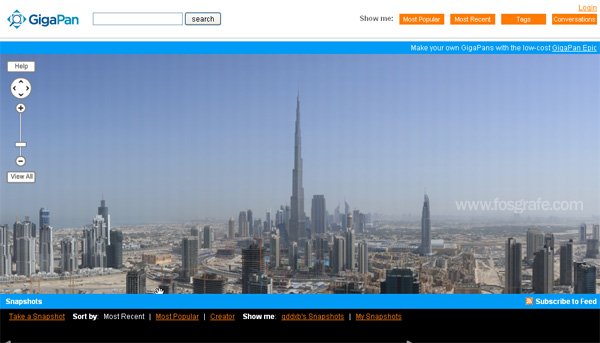 Gigapan Dubai