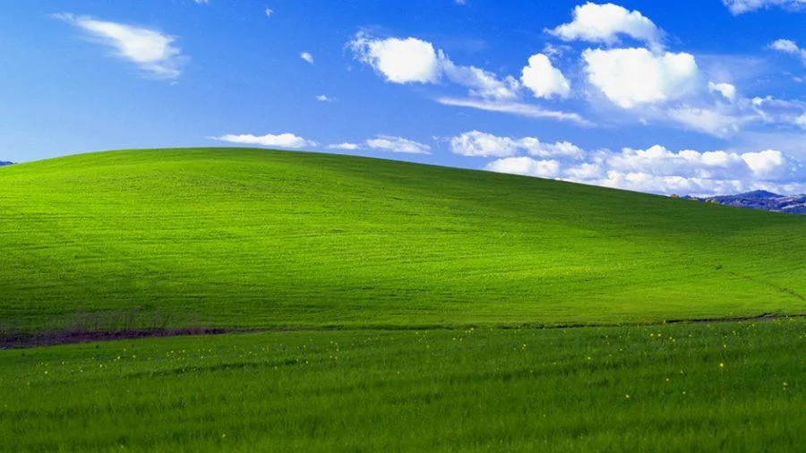 Foto mais popular do mundo é a Bliss de Charles O'Rear que foi plano de fundo do Windows XP